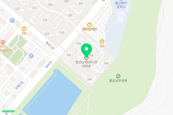 단지 주변 지도